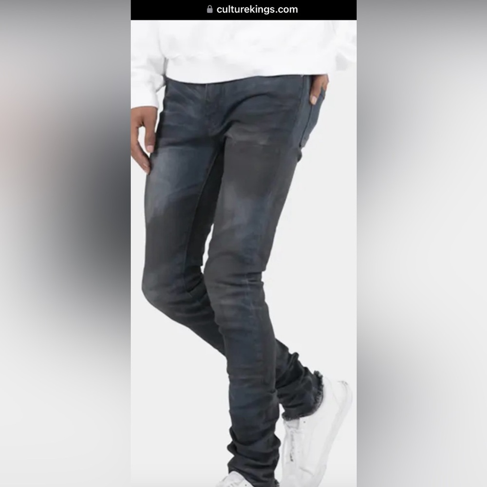 NWT mnml X116 Stretch Denim Jeans in Smoked Blue size 32
